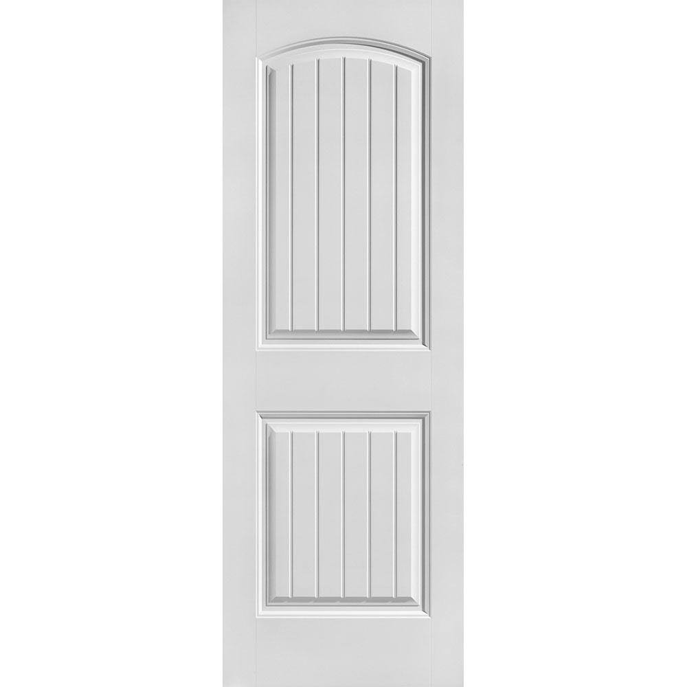 28 in. x 80 in. 2-Panel Hollow Core Primed Composite Interior Door Slab I1922