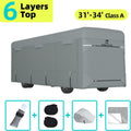 6 Layers Class A RV Cover with 2 Extra Long Straps T714