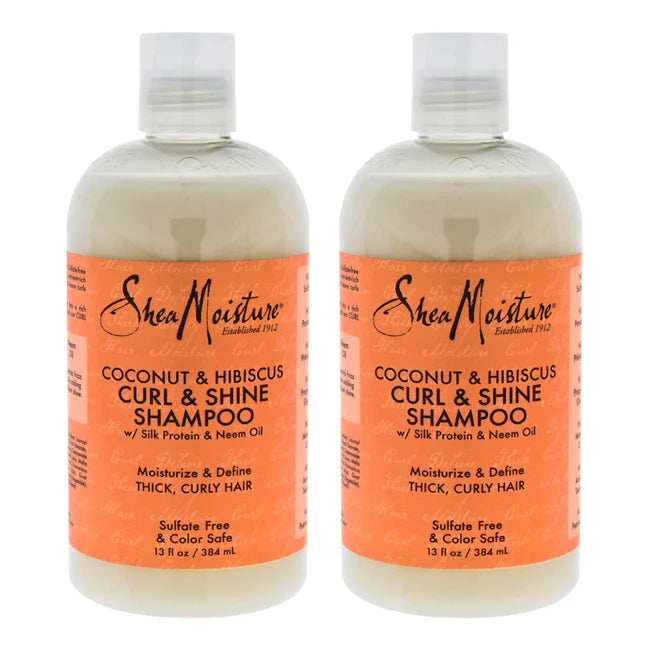 Coconut & Hibiscus Curl & Shine Shampoo, Pack of 2, 13 oz C895142
