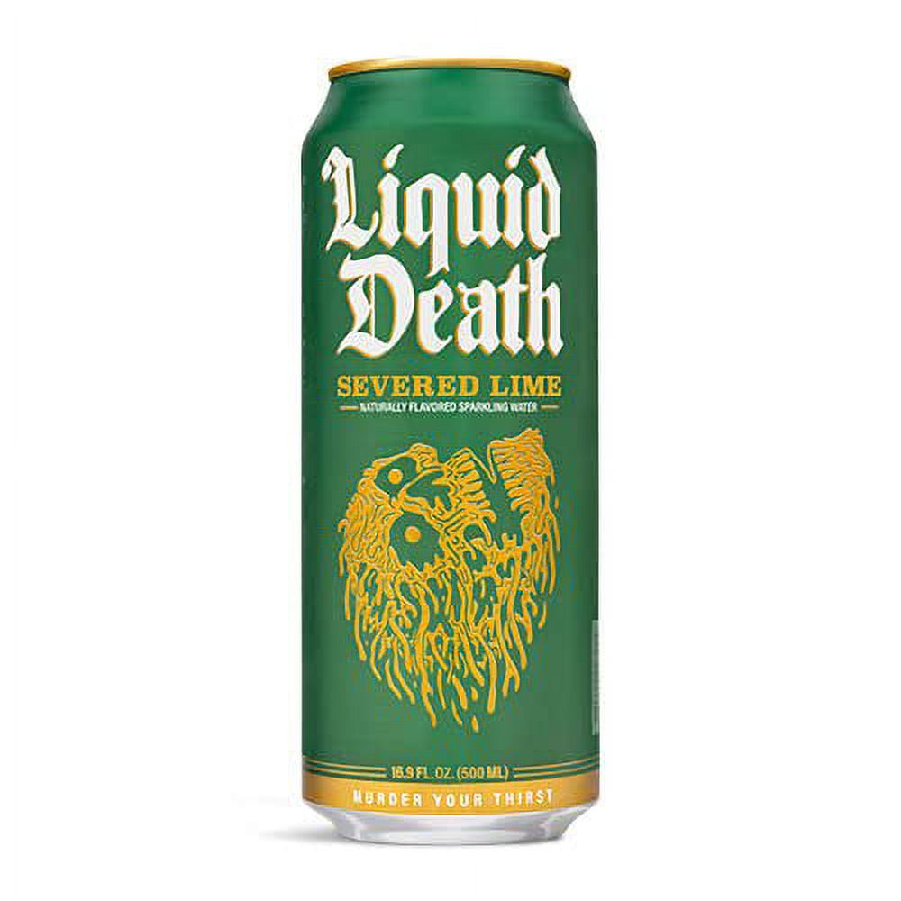Sparkling Water Severed Lime, 16.9 Fl Oz, 16 Cans G941715